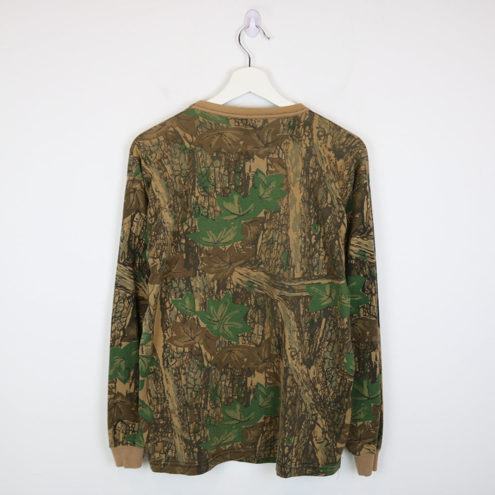 Vintage 80's Real Tree Camo Long Sleeve Tee - M-NEWLIFE Clothing