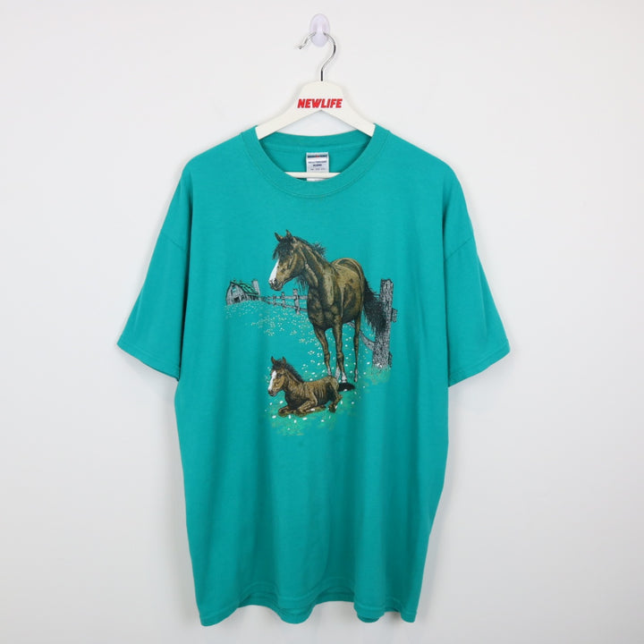 Y2K Horse Nature Tee - XL-NEWLIFE Clothing