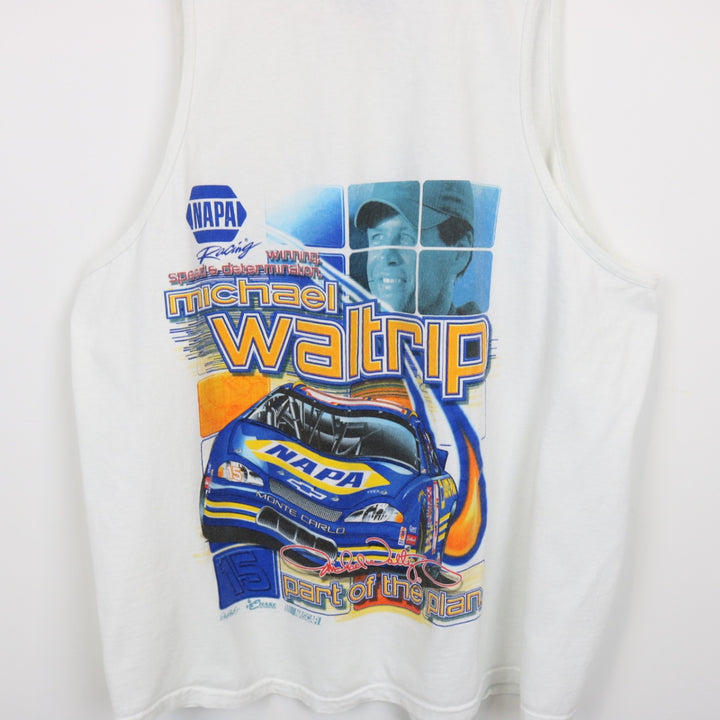 Vintage 00's Michael Waltrip Nascar Racing Tank Top - XL-NEWLIFE Clothing