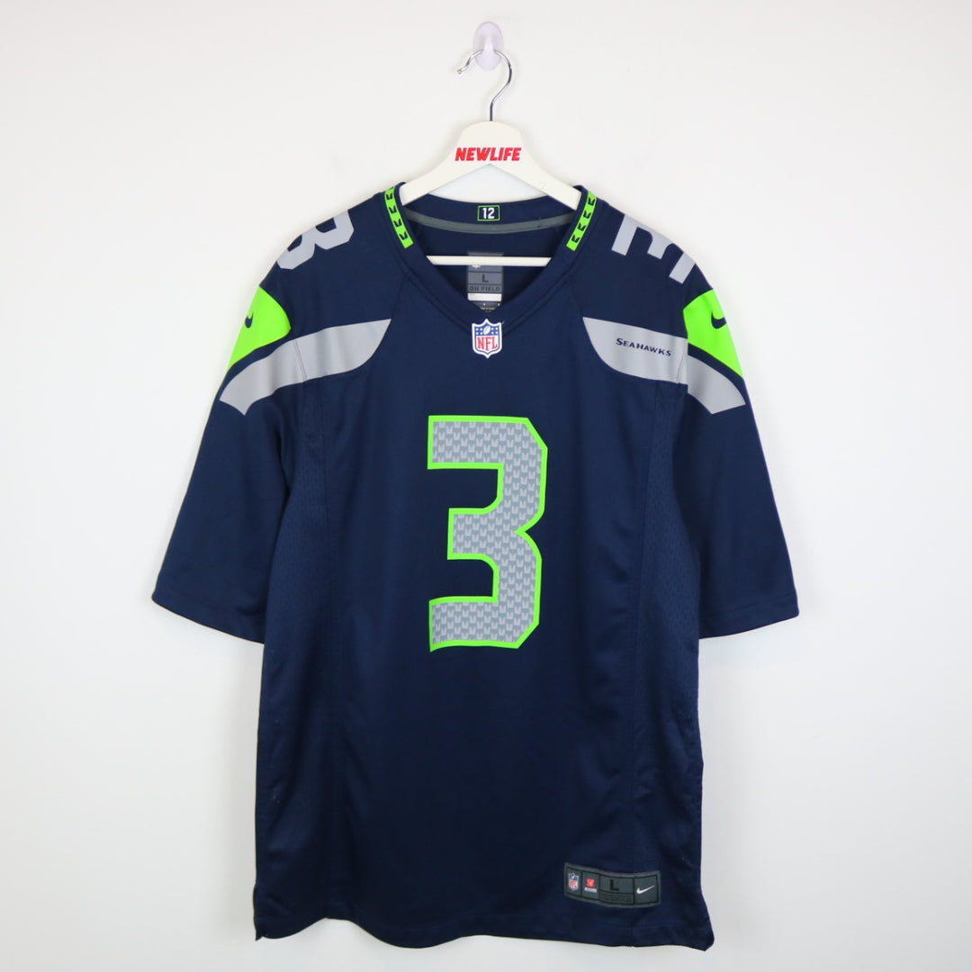 Seattle Seahawks Russell Wilson NFL Jersey - L-NEWLIFE Clothing