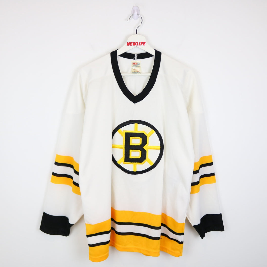 Vintage 80's Boston Bruins CCM NHL Jersey - L-NEWLIFE Clothing