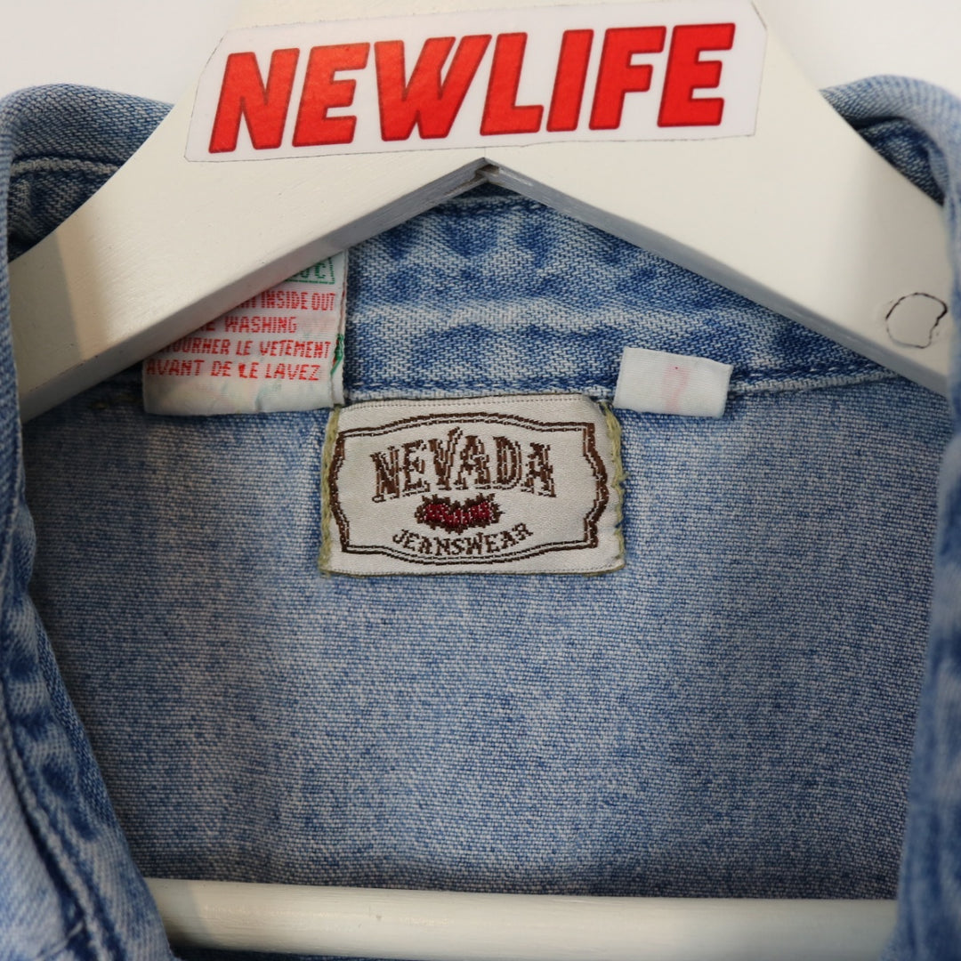 Vintage 90's Nevada Denim Button Up - S-NEWLIFE Clothing