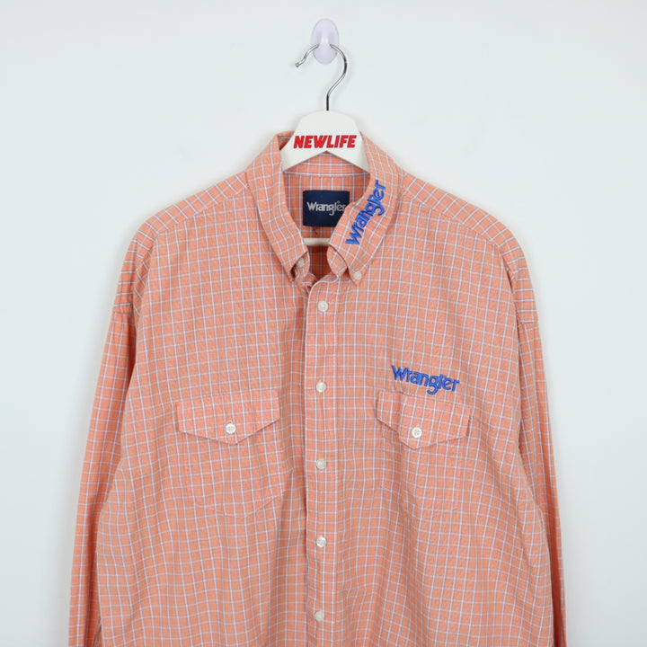 Vintage Wrangler Plaid Western Button Up - XL-NEWLIFE Clothing