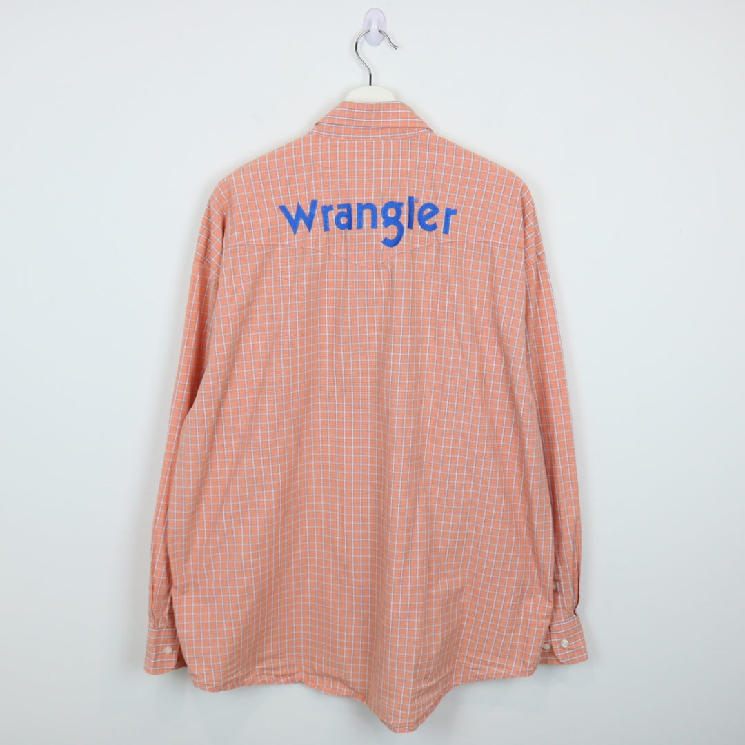 Vintage Wrangler Plaid Western Button Up - XL-NEWLIFE Clothing