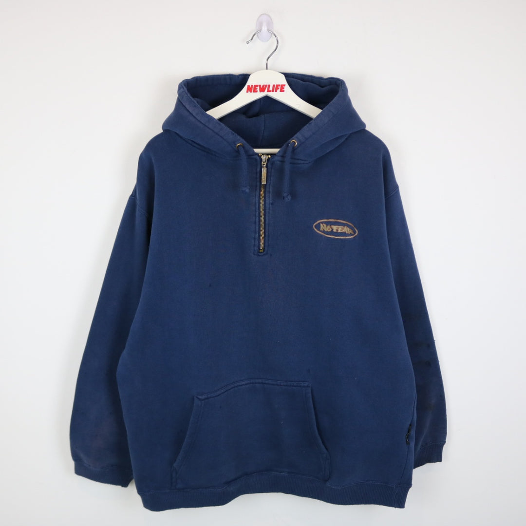 Vintage 90's No Fear Quarter Zip Hoodie - L/XL-NEWLIFE Clothing
