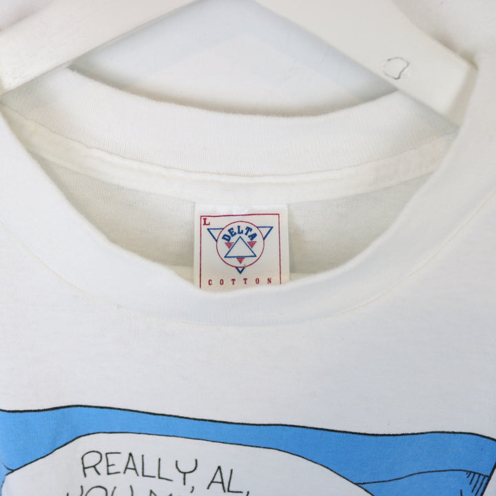 Vintage 1991 Leigh Rubin Methane Cow Tee - M-NEWLIFE Clothing