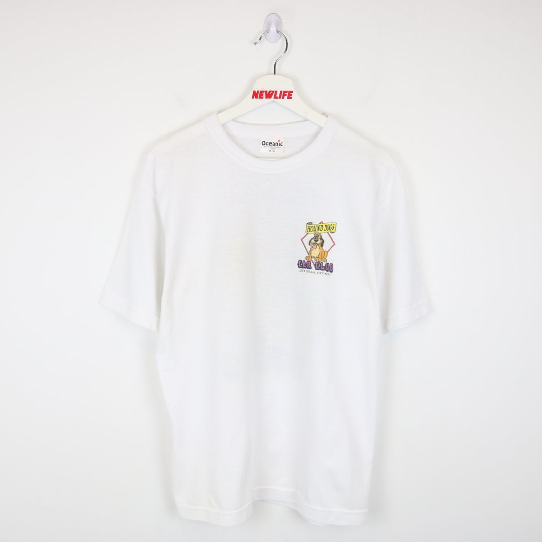 Vintage 80's Hound Dogs Car Club Tee - M-NEWLIFE Clothing