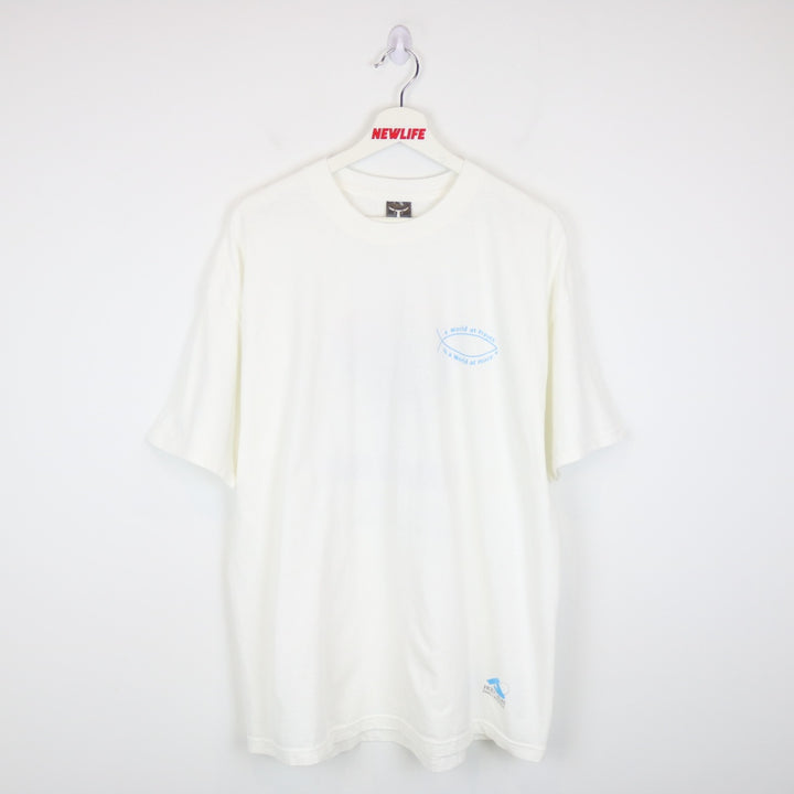 Vintage 2007 Rosary Bowl World at Prayer Tee - XL-NEWLIFE Clothing