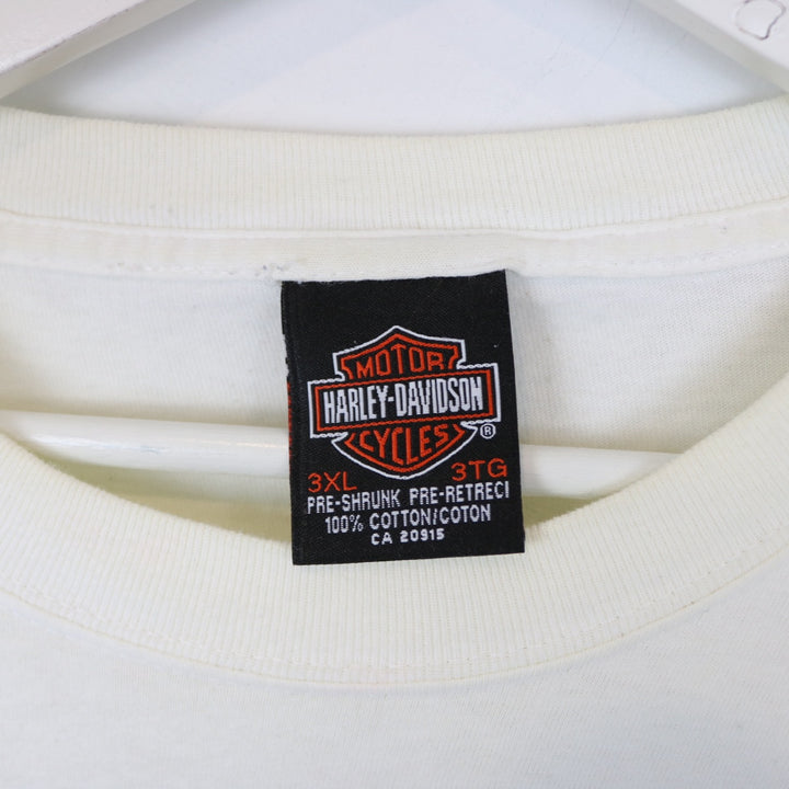 Vintage 2004 Harley Davidson Chatham Kent Ontario Long Sleeve Tee - 3XL-NEWLIFE Clothing
