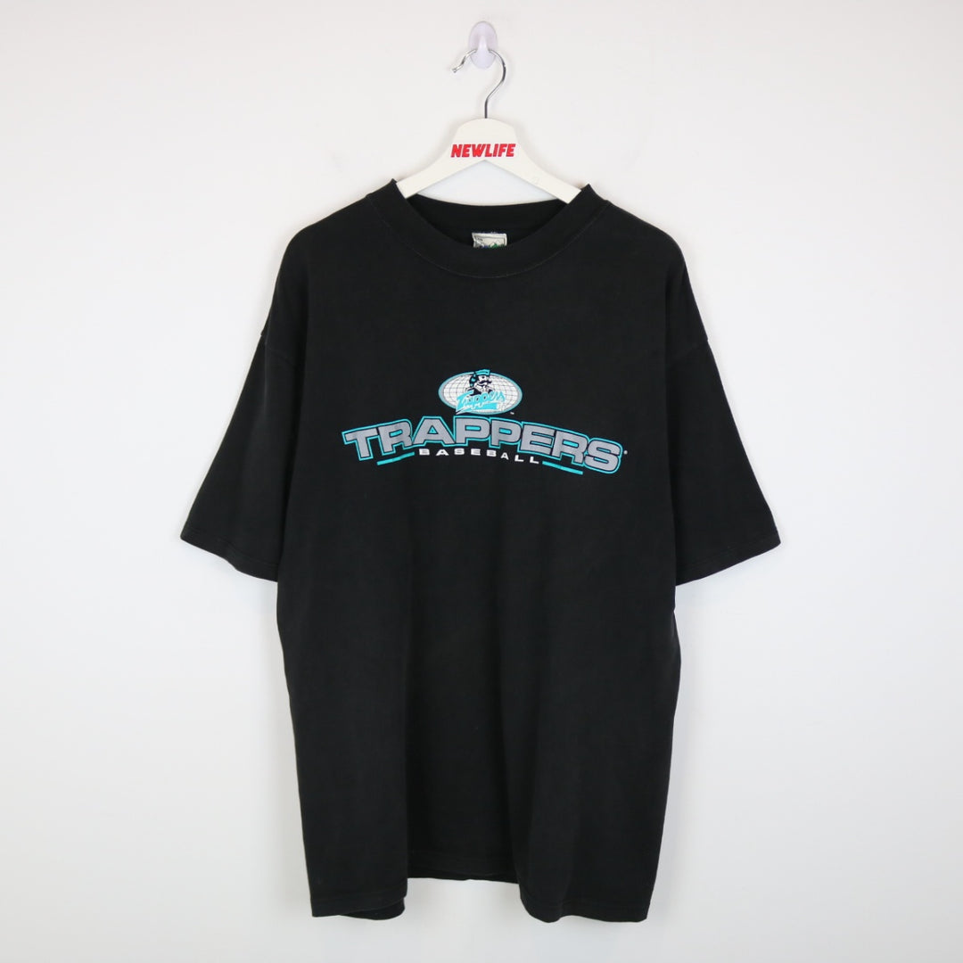 Vintage 90's Edmonton Trappers Baseball Tee - XL-NEWLIFE Clothing