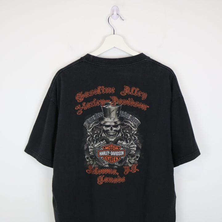 Harley Davidson Gasoline Alley Kelowna Tee - L-NEWLIFE Clothing