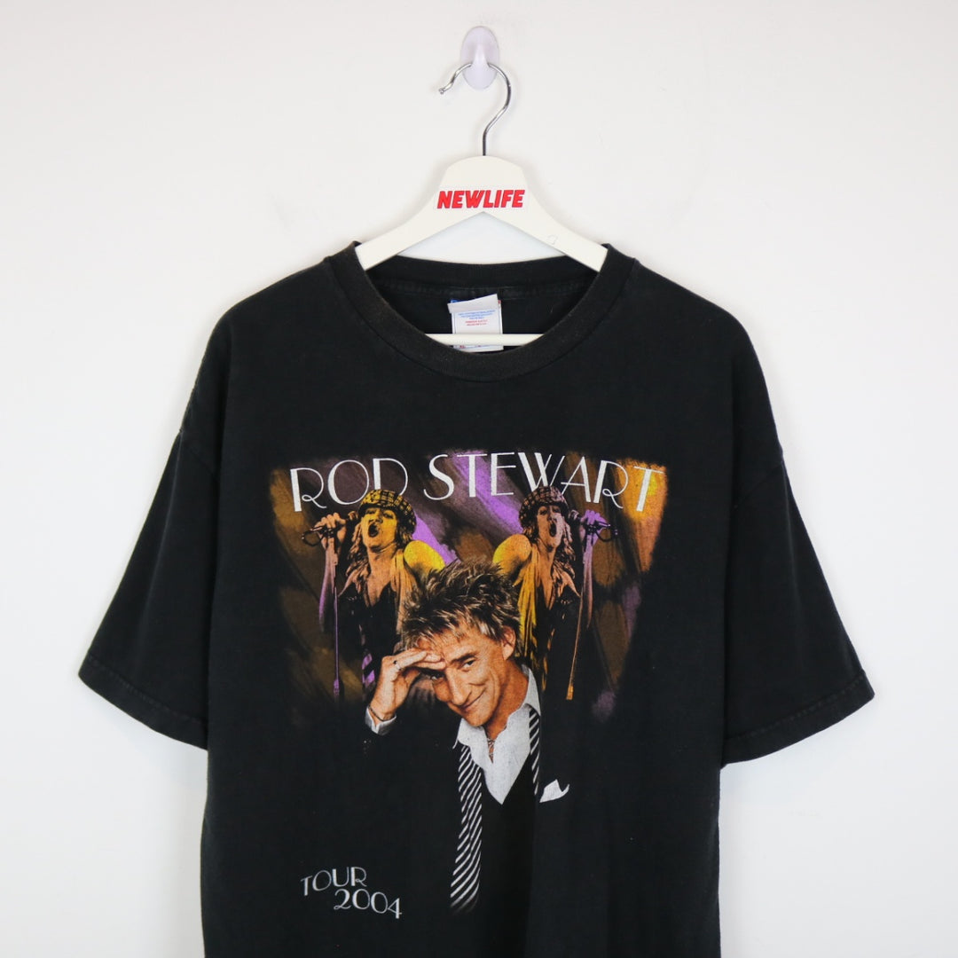 Vintage 2004 Rod Stewart Summer Tour Tee - XL-NEWLIFE Clothing