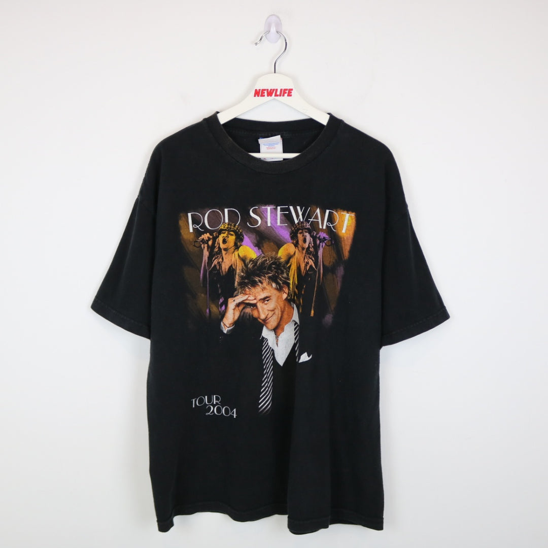Vintage 2004 Rod Stewart Summer Tour Tee - XL-NEWLIFE Clothing