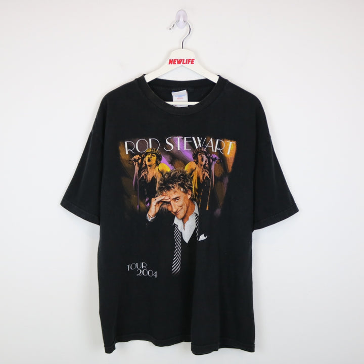 Vintage 2004 Rod Stewart Summer Tour Tee - XL-NEWLIFE Clothing