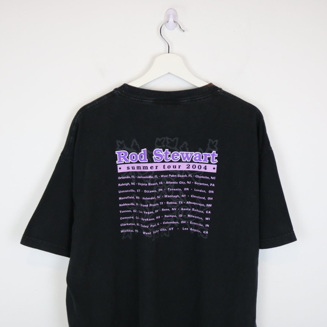 Vintage 2004 Rod Stewart Summer Tour Tee - XL-NEWLIFE Clothing