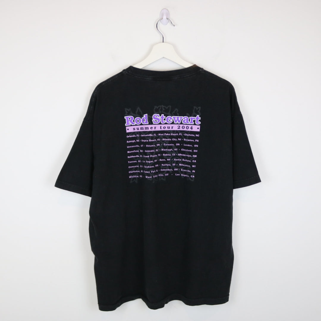 Vintage 2004 Rod Stewart Summer Tour Tee - XL-NEWLIFE Clothing