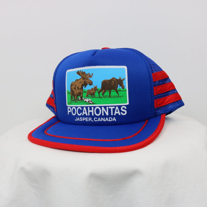 Vintage 80's Pocahontas Jasper Nature Trucker Hat - OS-NEWLIFE Clothing