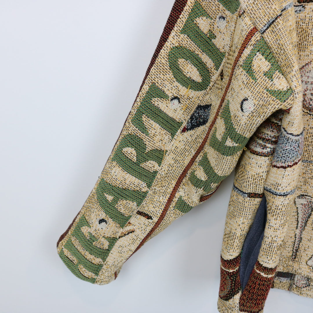 Reworked Vintage The Art of Golf Tapestry Jacket - M-NEWLIFE Clothing