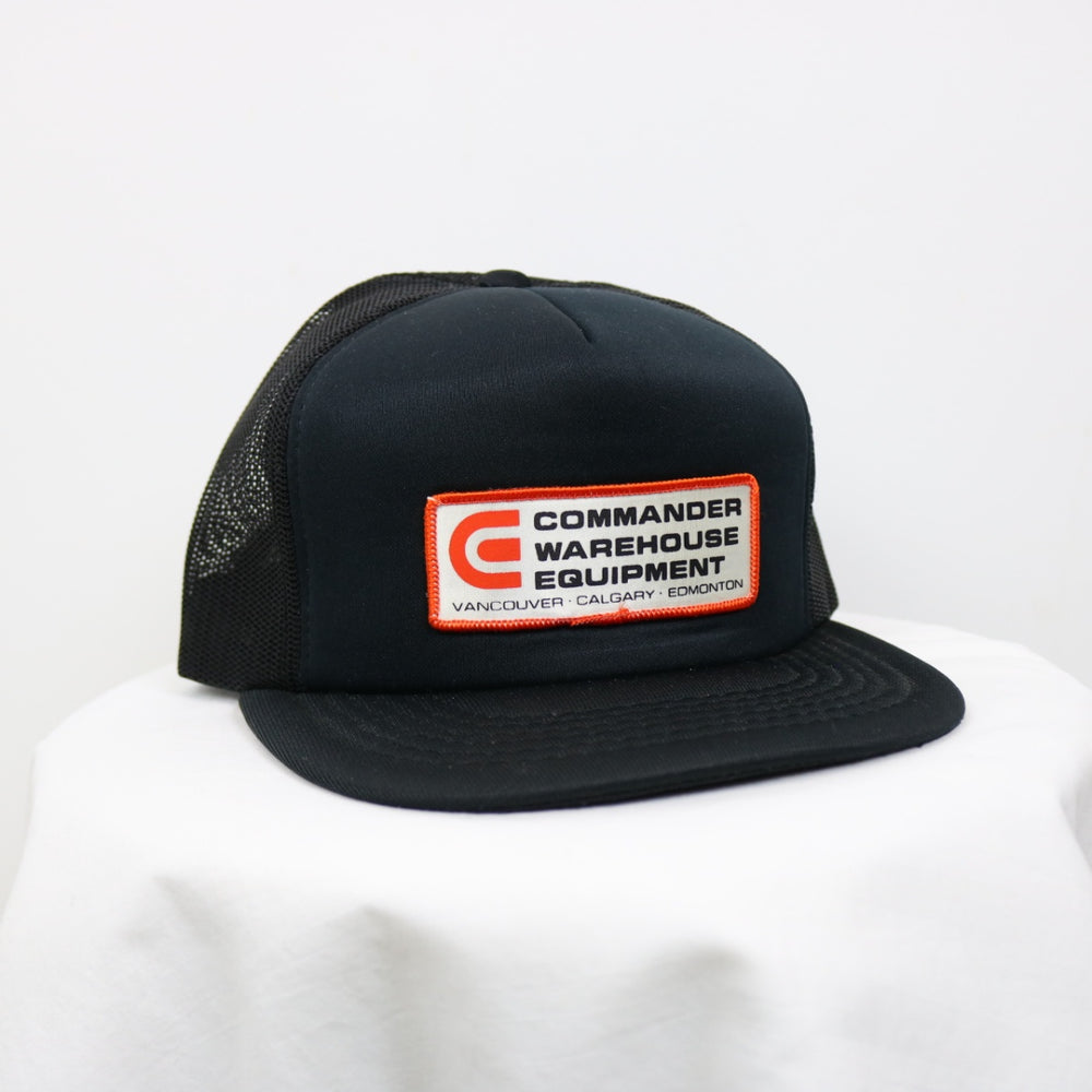 Vintage 80's Commander Warehouse Equipment Trucker Hat - OS-NEWLIFE Clothing