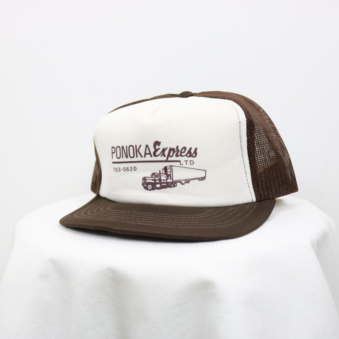 Vintage 80's Ponoka Express Trucker Hat - OS-NEWLIFE Clothing