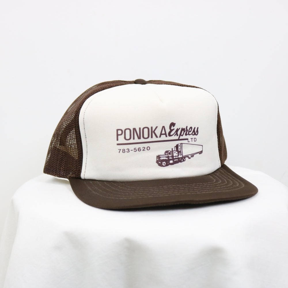 Vintage 80's Ponoka Express Trucker Hat - OS-NEWLIFE Clothing