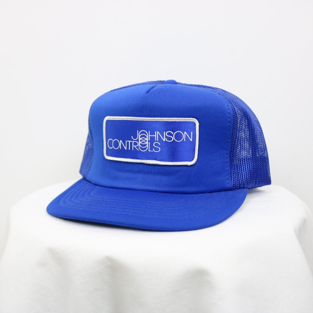 Vintage 80's Johnson Controls Trucker Hat - OS-NEWLIFE Clothing