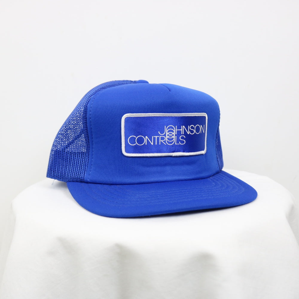 Vintage 80's Johnson Controls Trucker Hat - OS-NEWLIFE Clothing