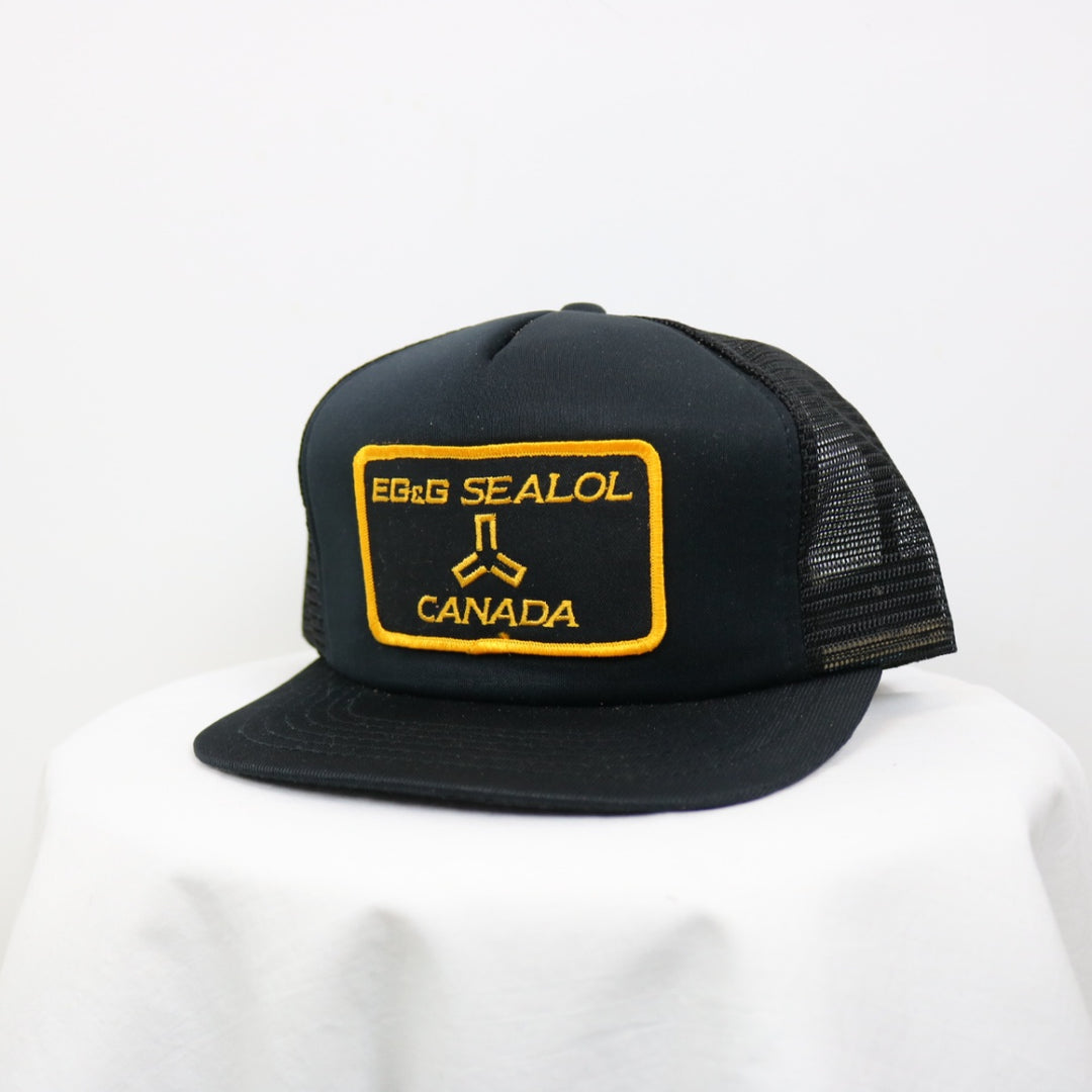 Vintage 80's EG&G Sealol Canada Trucker Hat - OS-NEWLIFE Clothing