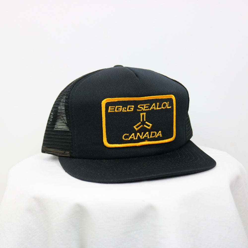 Vintage 80's EG&G Sealol Canada Trucker Hat - OS-NEWLIFE Clothing