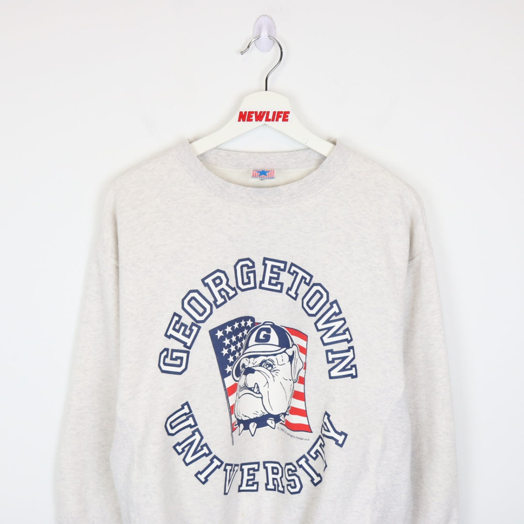 Vintage 1992 Georgetown University Crewneck - M-NEWLIFE Clothing