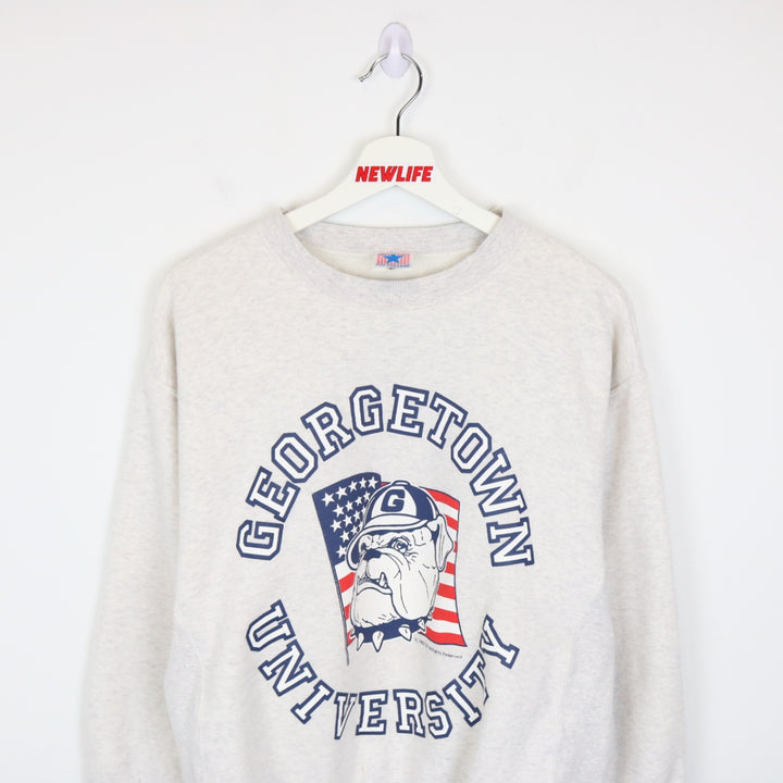 Vintage 1992 Georgetown University Crewneck - M-NEWLIFE Clothing