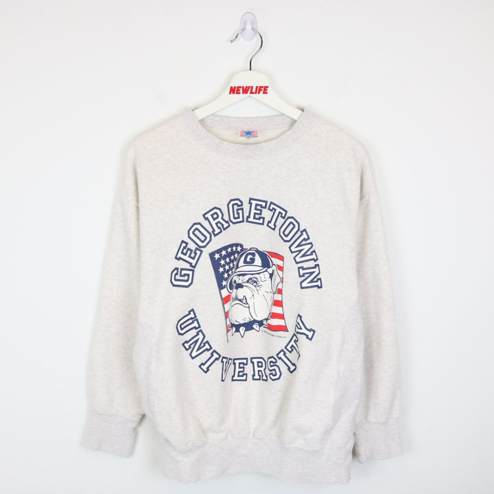 Vintage 1992 Georgetown University Crewneck - M-NEWLIFE Clothing