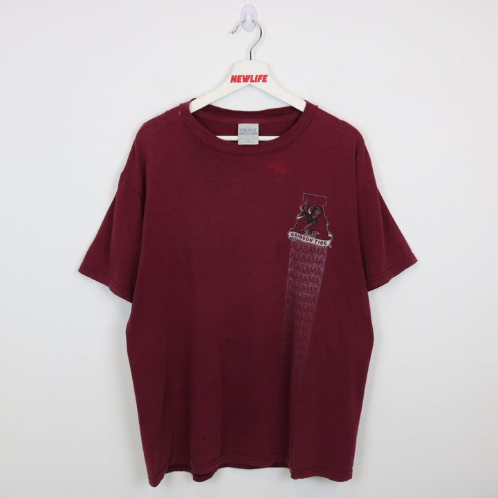 Vintage 90's University of Alabama Crimson Tee - L-NEWLIFE Clothing