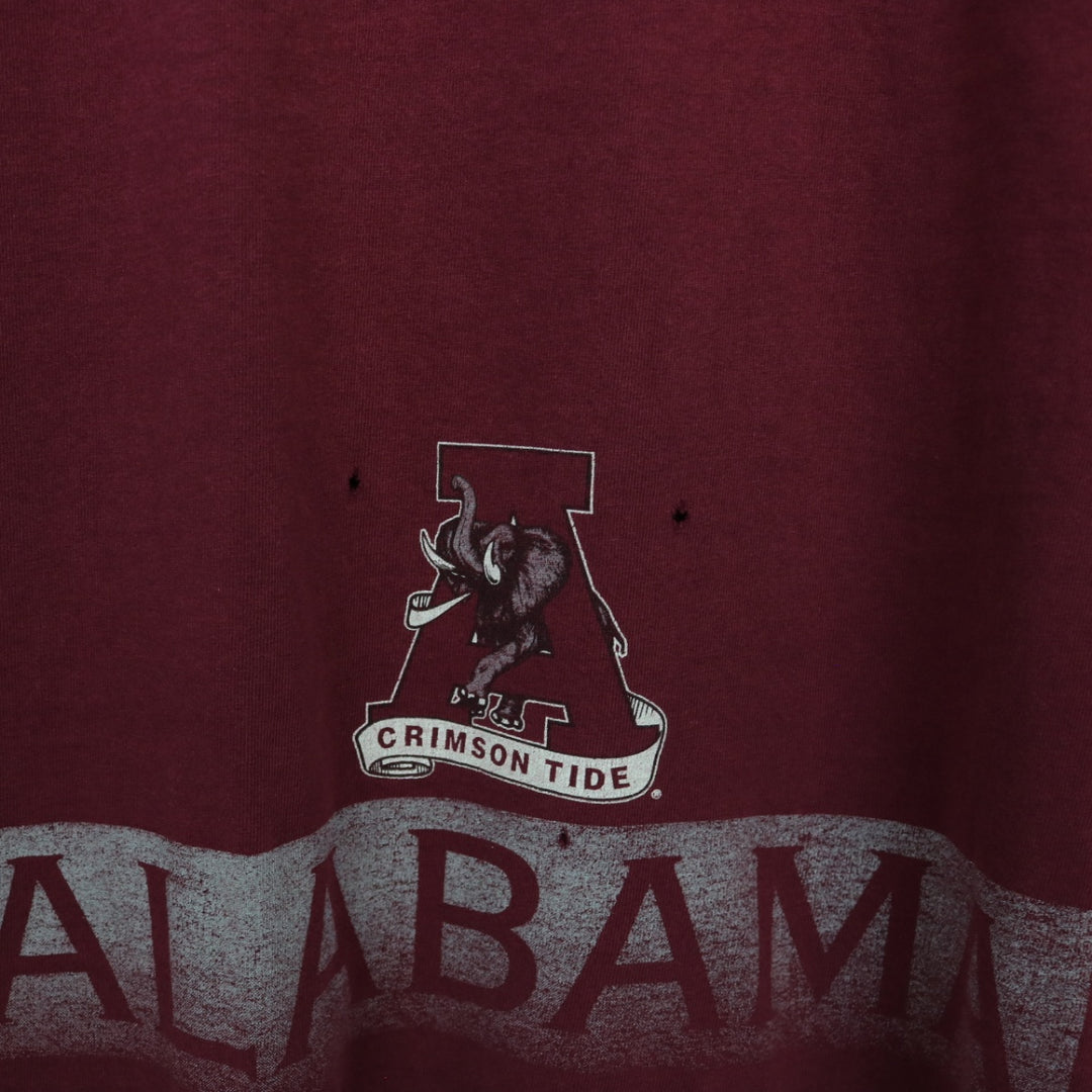 Vintage 90's University of Alabama Crimson Tee - L-NEWLIFE Clothing