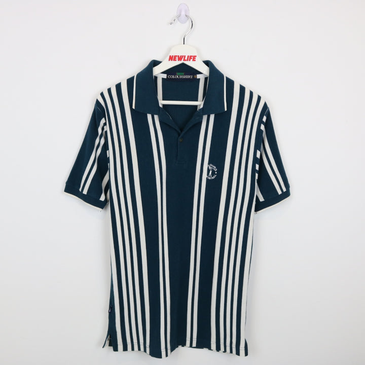 Vintage 80's Striped Polo Shirt - XS-NEWLIFE Clothing