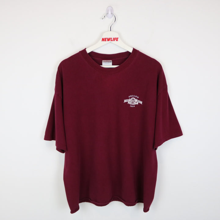 Vintage 2004 Harley Davidson Oregon State Rally Tee - XL-NEWLIFE Clothing
