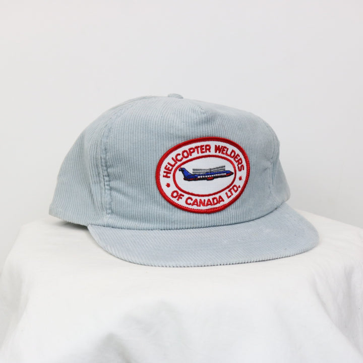 Vintage 80's Helicopter Welders Corduroy Hat - OS-NEWLIFE Clothing