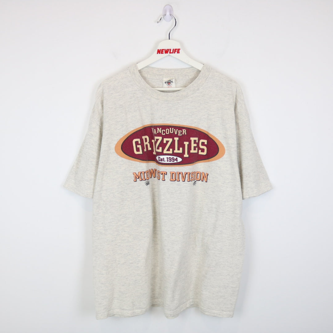 Vintage 90's Vancouver Grizzlies NBA Tee - XL-NEWLIFE Clothing