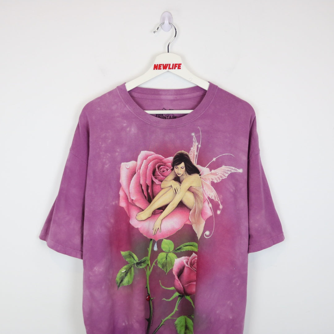 Vintage 2009 Rose Fairy Nature Tee - XL-NEWLIFE Clothing