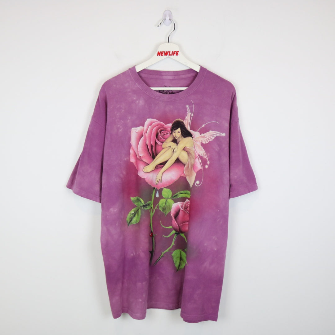 Vintage 2009 Rose Fairy Nature Tee - XL-NEWLIFE Clothing