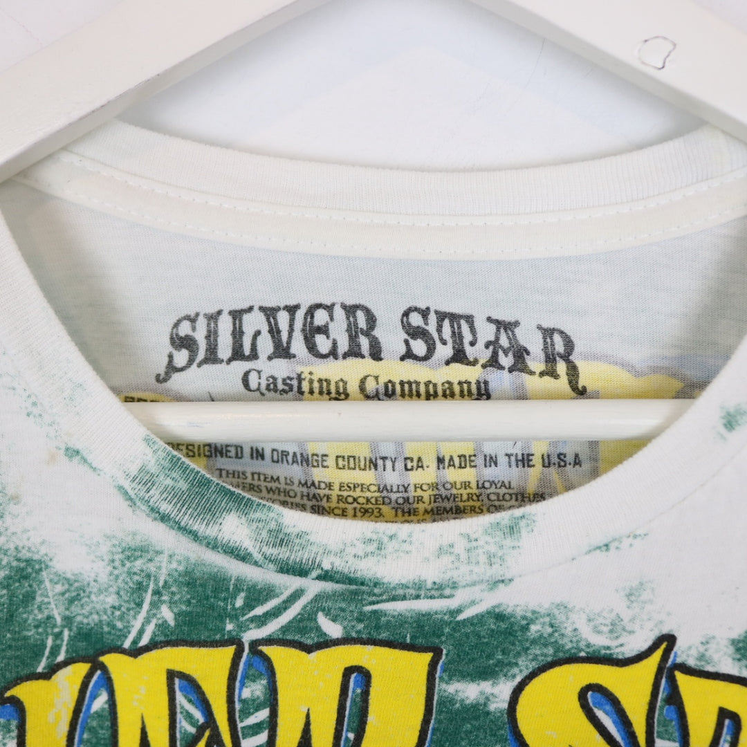 Y2K Silver Star Casting Co Wanderlei Silva Tee - L-NEWLIFE Clothing