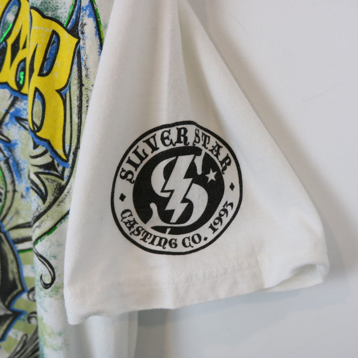 Y2K Silver Star Casting Co Wanderlei Silva Tee - L-NEWLIFE Clothing