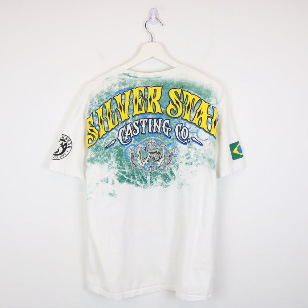 Y2K Silver Star Casting Co Wanderlei Silva Tee - L-NEWLIFE Clothing