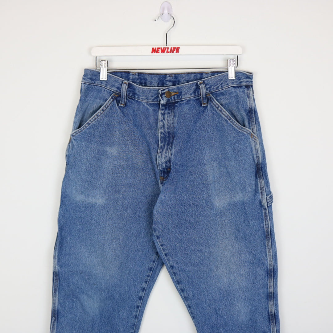 Vintage 00's Rustler Denim Carpenter Work Pants - 34"-NEWLIFE Clothing
