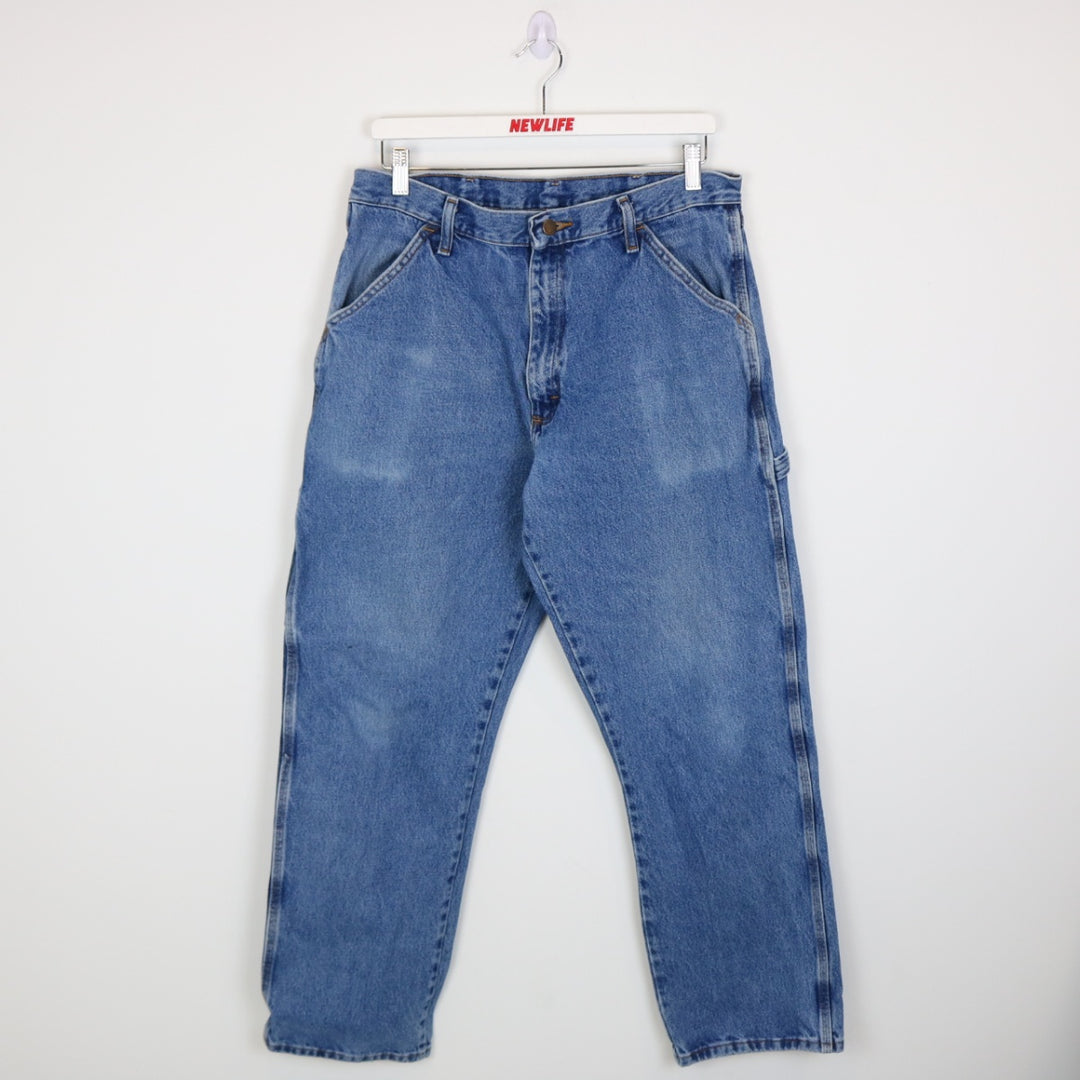 Vintage 00's Rustler Denim Carpenter Work Pants - 34"-NEWLIFE Clothing