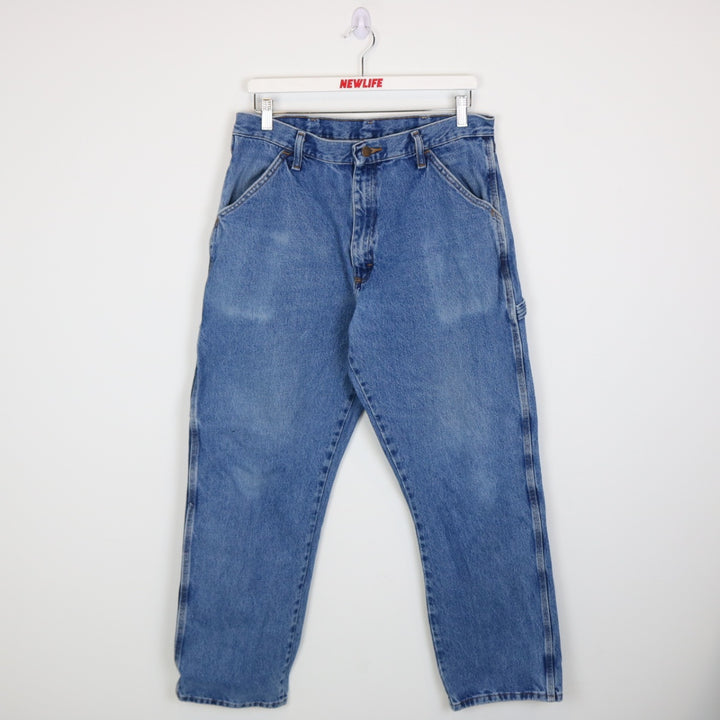 Vintage 00's Rustler Denim Carpenter Work Pants - 34"-NEWLIFE Clothing