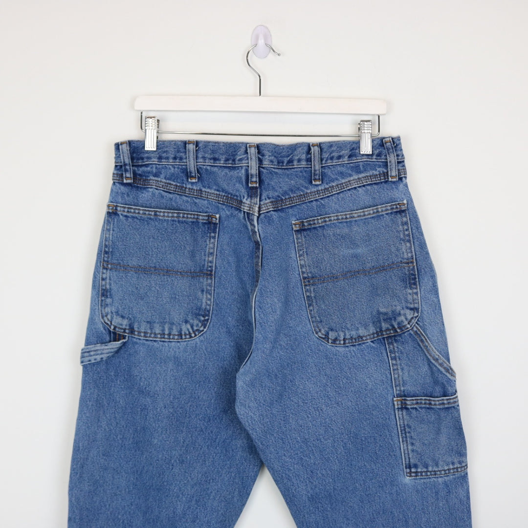 Vintage 00's Rustler Denim Carpenter Work Pants - 34"-NEWLIFE Clothing