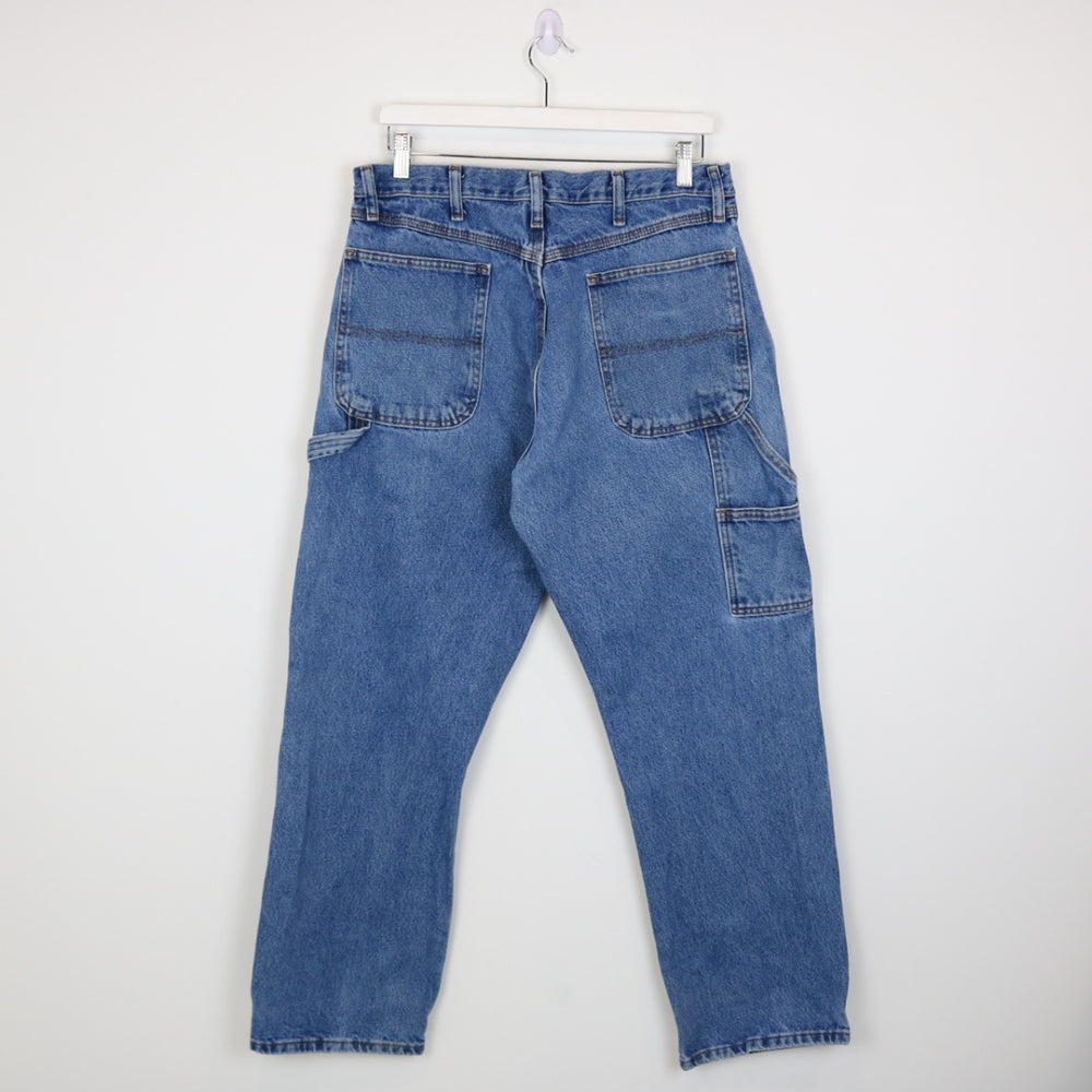 Vintage 00's Rustler Denim Carpenter Work Pants - 34"-NEWLIFE Clothing