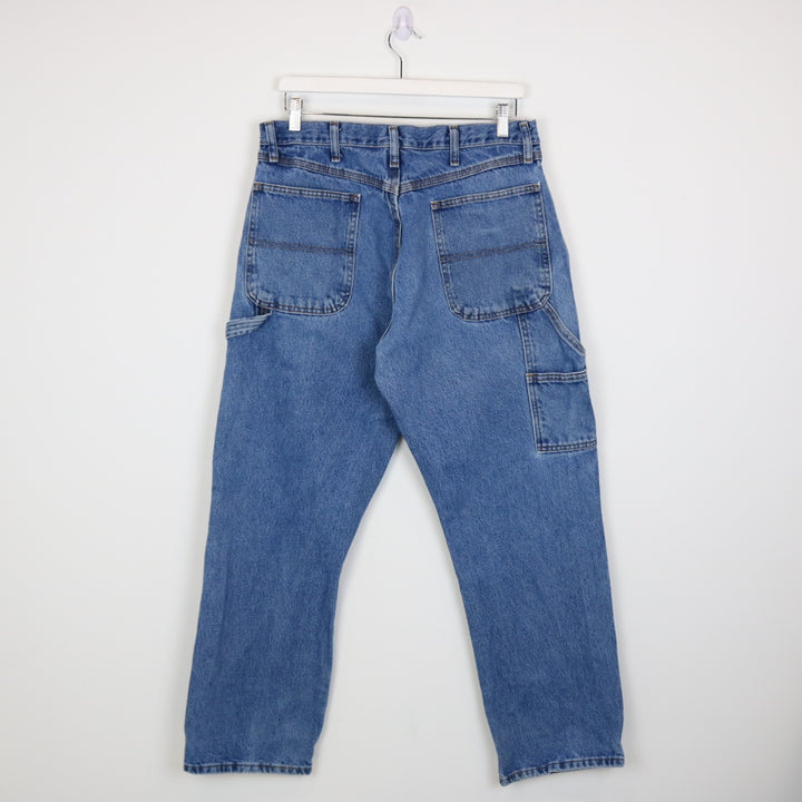 Vintage 00's Rustler Denim Carpenter Work Pants - 34"-NEWLIFE Clothing