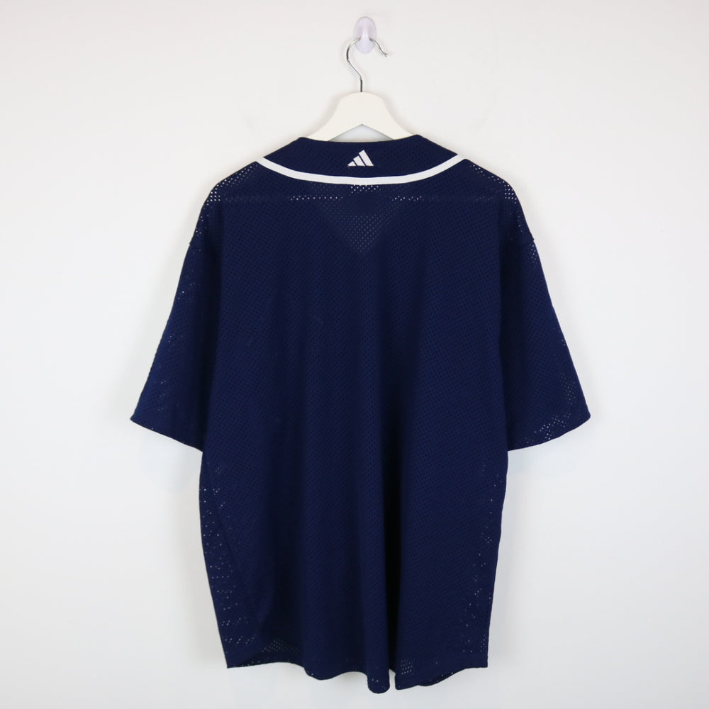 Vintage 90's Adidas Mesh Baseball Jersey - L-NEWLIFE Clothing
